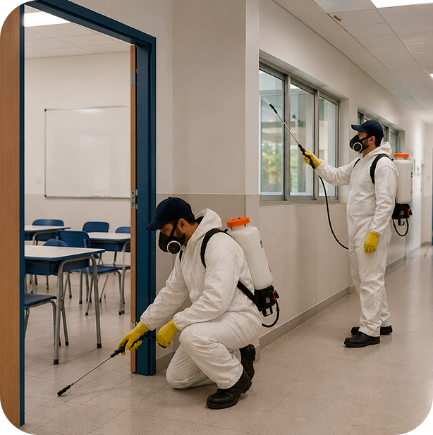 Controle de pragas em escolas particulares em SP