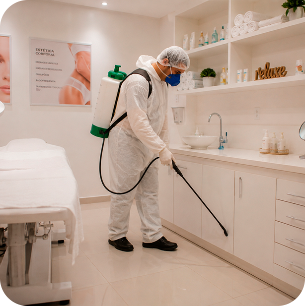Dedetização em Clínica de Estética